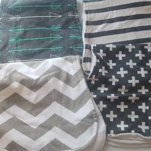 4 burp rags